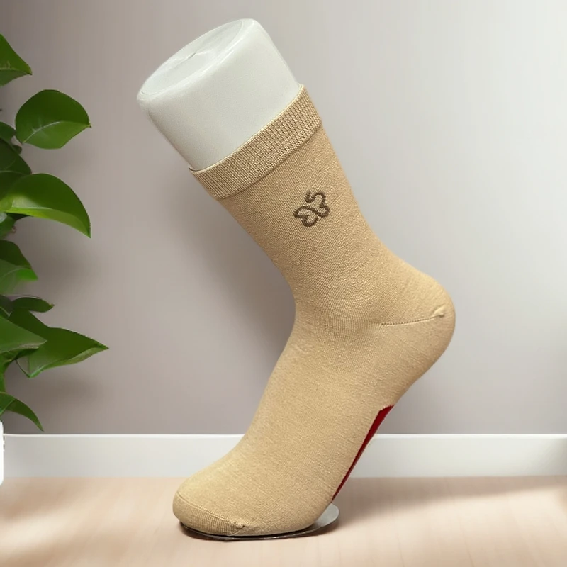 天然柞蚕丝防臭女士袜子抑菌吸汗透气运动中筒袜 四季款 043/044