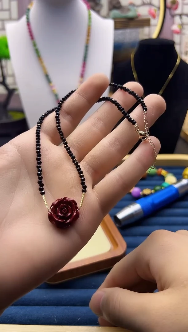 【闪购商品】尖晶石颈饰14K金镶嵌X257