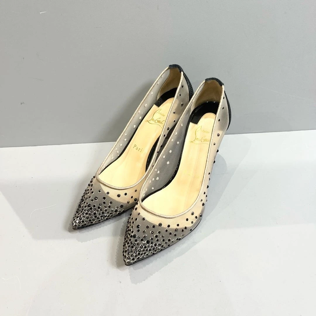 90新 Christian Louboutin/克里斯提·鲁布托 高跟鞋/35/LZ911G995
