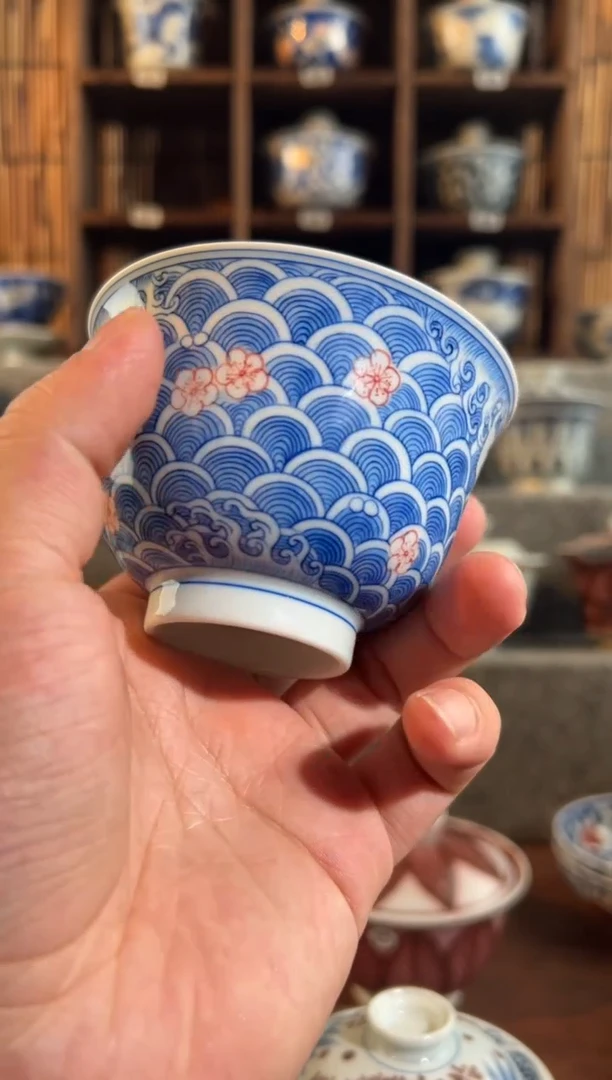 2694天禄言瓷全手绘茶器