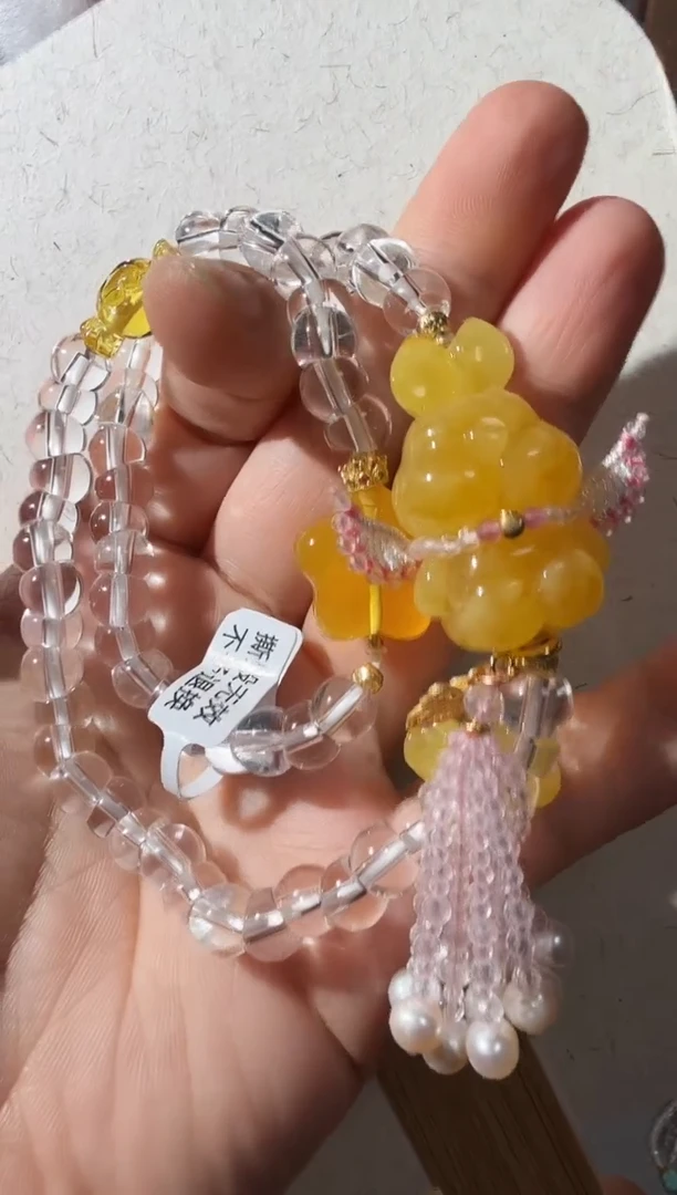 未镶嵌蜜蜡手链蜜蜡小兔手链