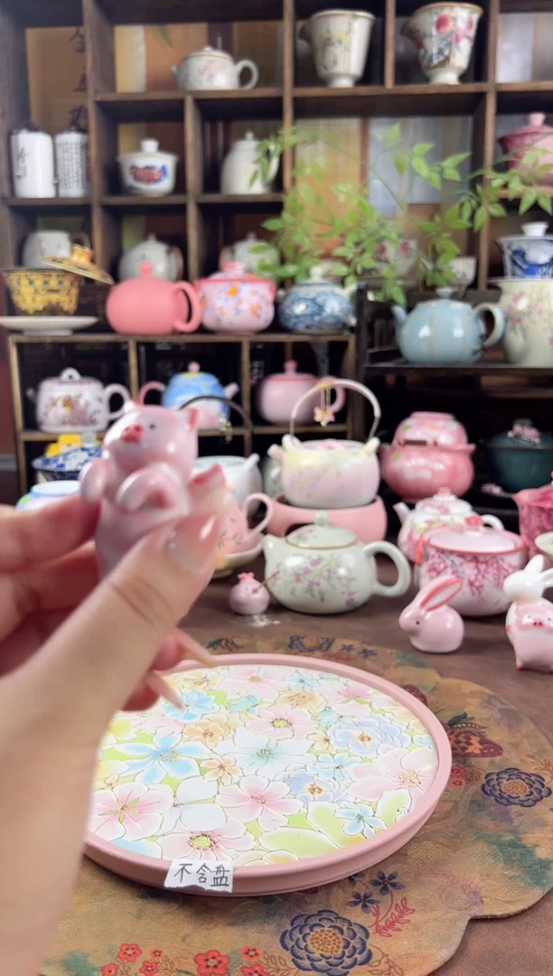 猪油冻摆件挂件茶宠