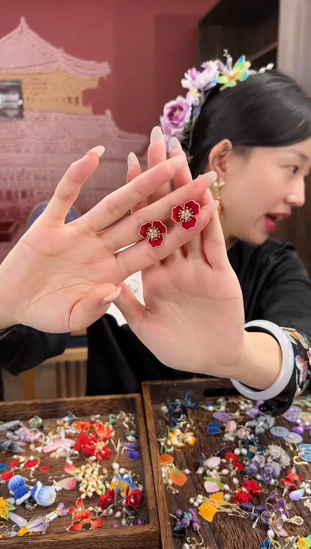 【闪购商品】刺绣苏绣世家非遗手工（耳环）