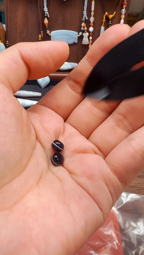 玛瑙/玉髓颈饰未镶嵌【 肖钟出品 】配珠