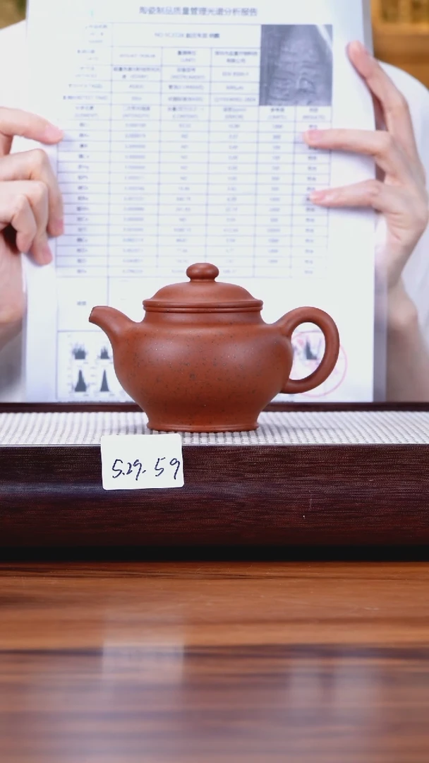 茶壶紫砂5.29-59点搪老红泥 掇只240