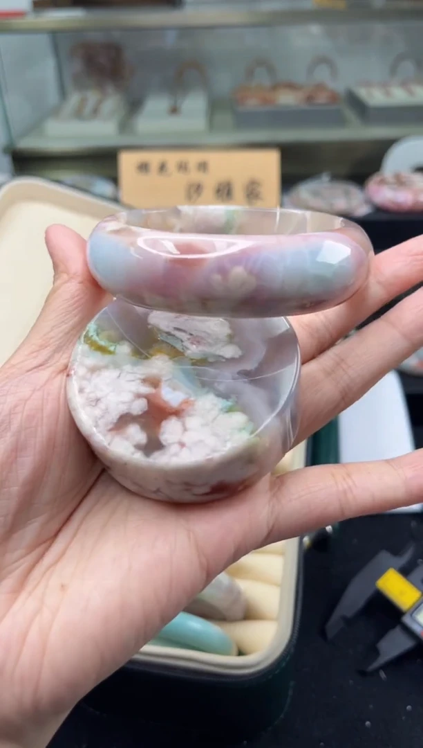 未镶嵌手镯石英质玉60圈口（赠品镯心）S9930