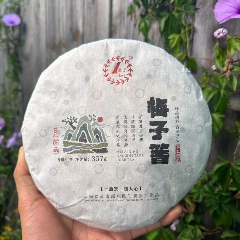 【易成号】同兴/2021年春/梅子箐大茶地古树/普洱生茶/357g饼#茶叶