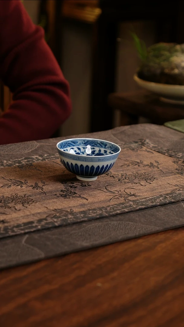 【闪购商品】杯子莹焰堂菊瓣鸡心杯