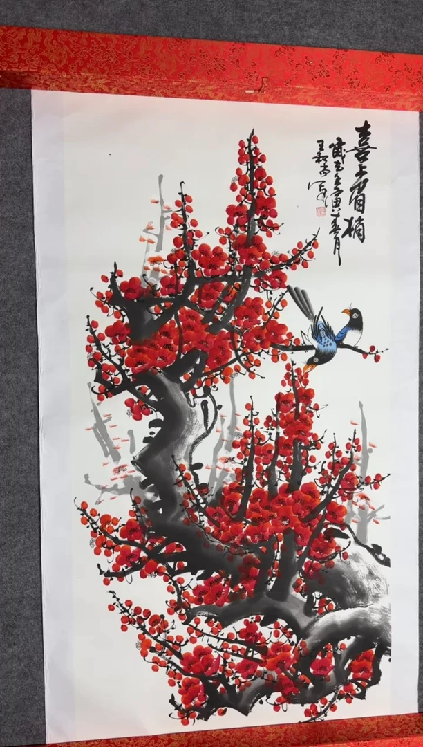 国画手绘8平尺左右