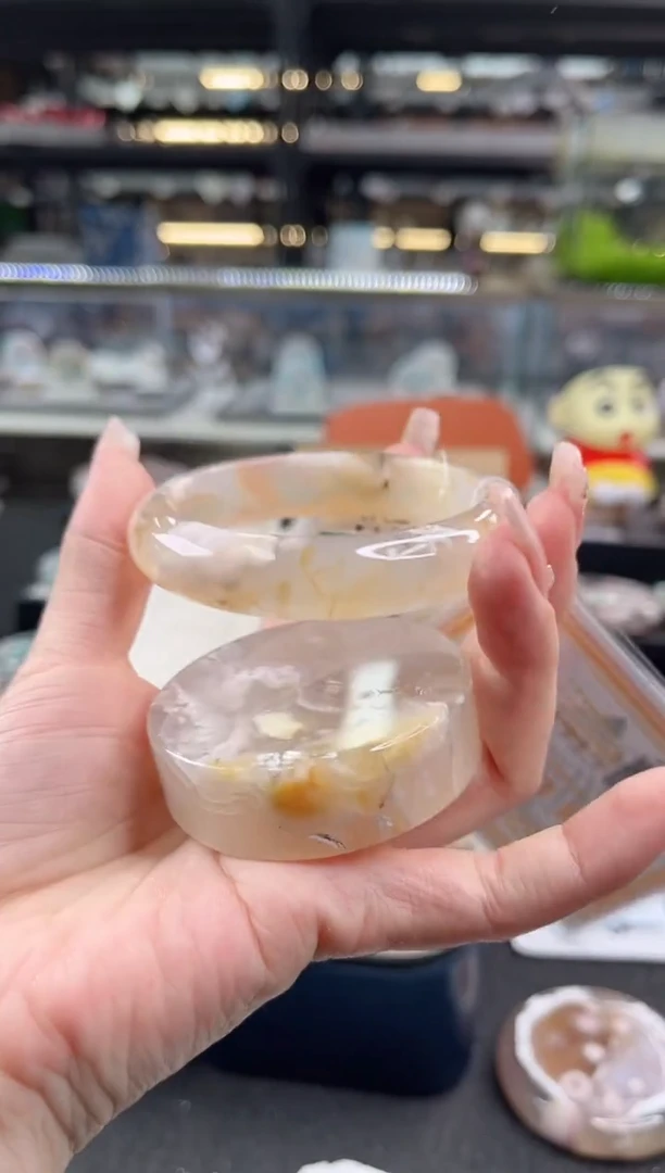 未镶嵌手镯石英质玉58圈口 （赠品镯心）302583