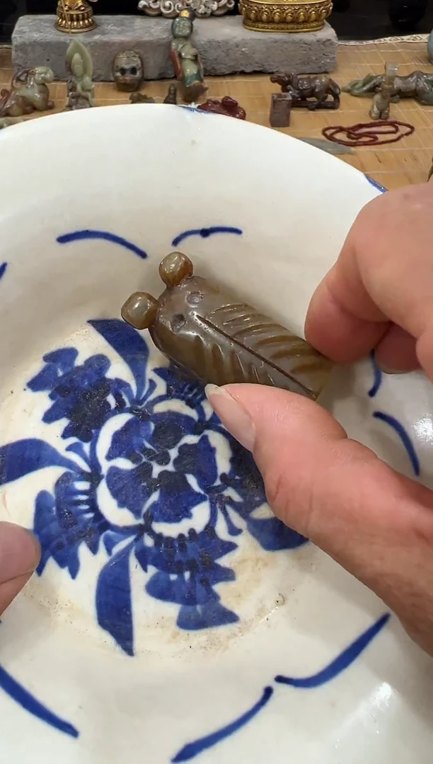 瓷片手工，手绘，陶瓷