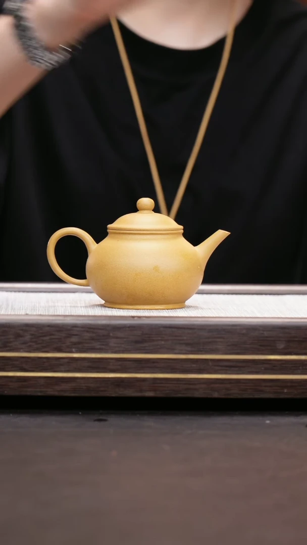 茶壶紫砂黄段  水平