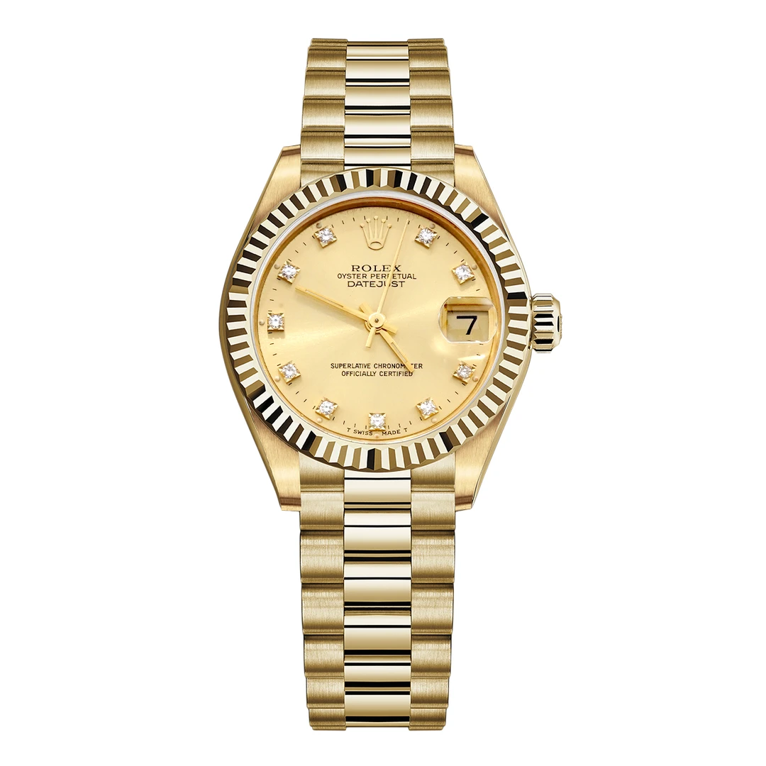 99新 Rolex/劳力士 日志型系列68278狗牙圈腕表/WHP039385
