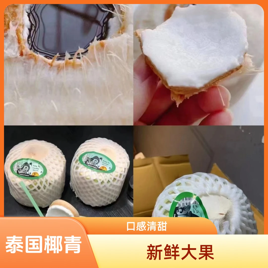 泰国新鲜功夫椰青大果一个1000克