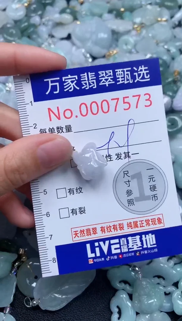 吊坠(不含链)未镶嵌翡翠7573