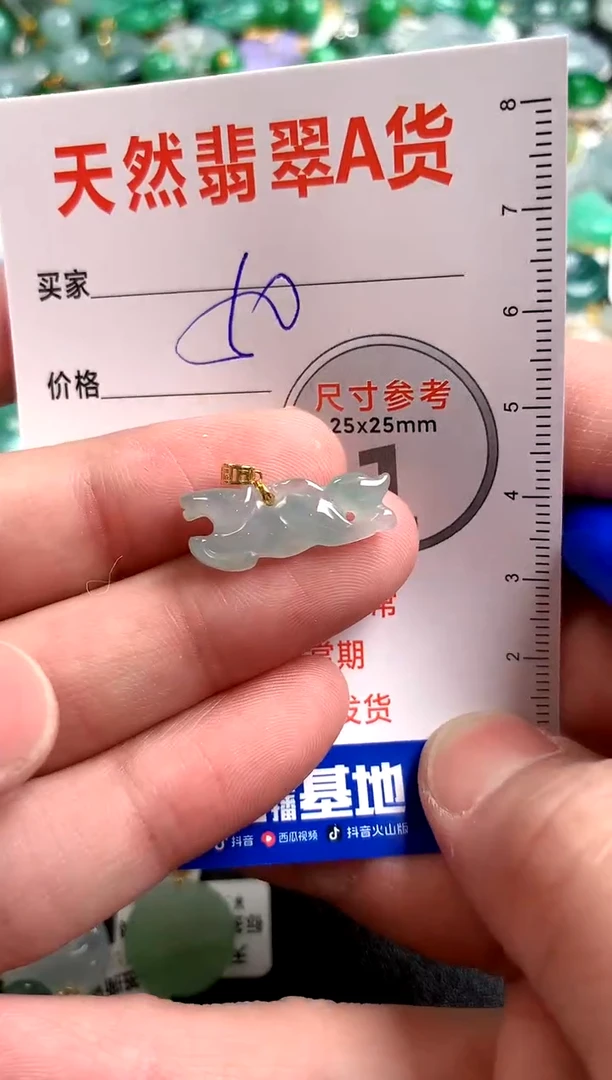 【闪购商品】翡翠颈饰18K金镶嵌14008240