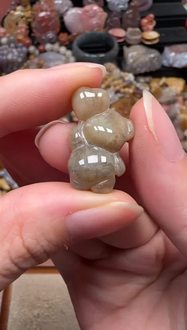 颈饰未镶嵌硅化珊瑚（珊瑚玉）503