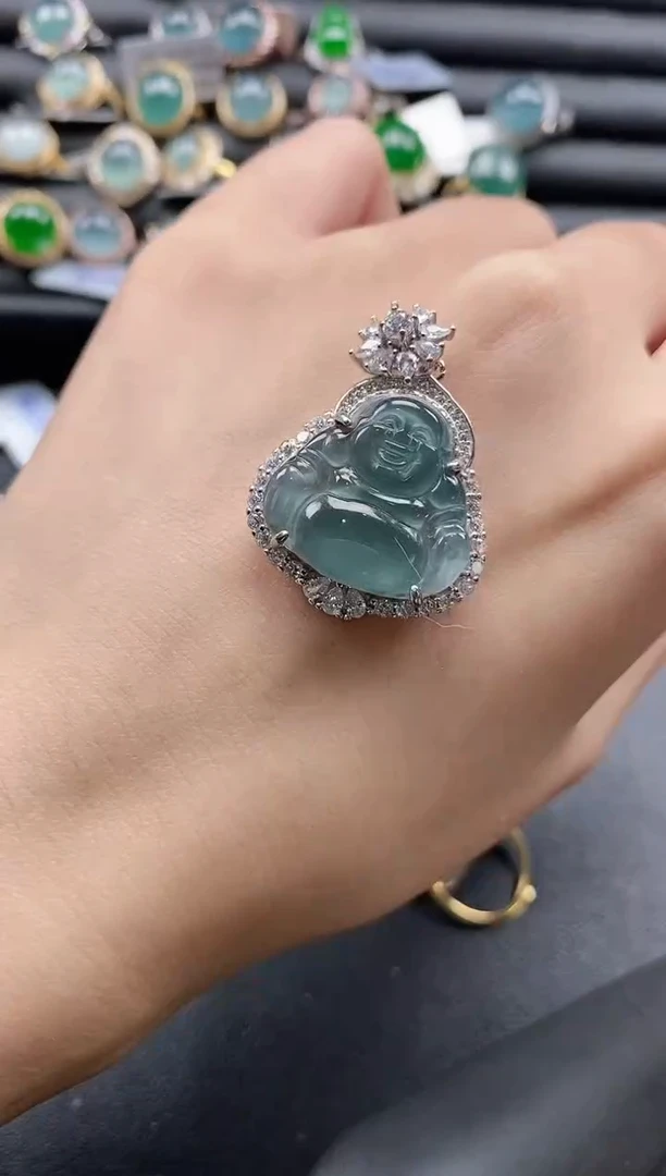 【闪购商品】翡翠戒指银S925镶嵌1111