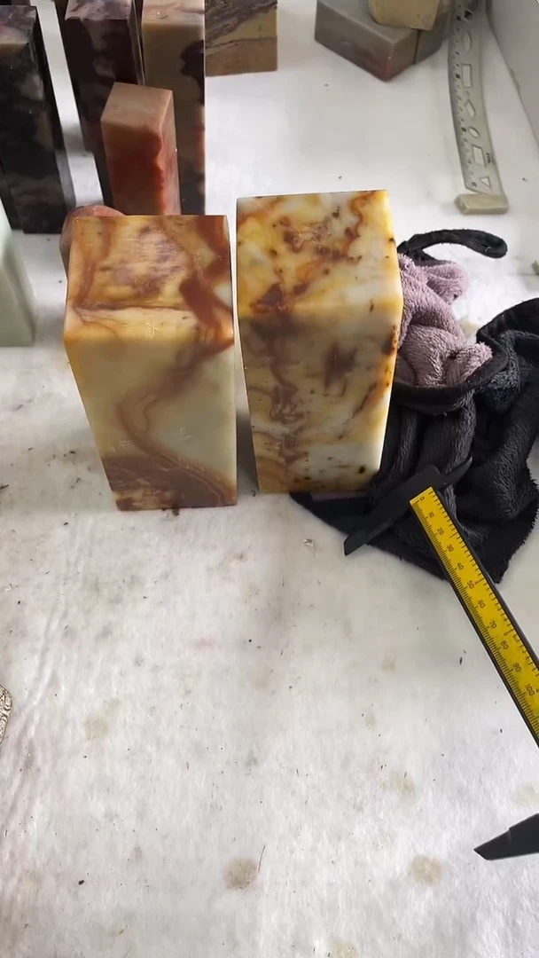 【知墨堂219#】印章石微瑕不挑2方破损