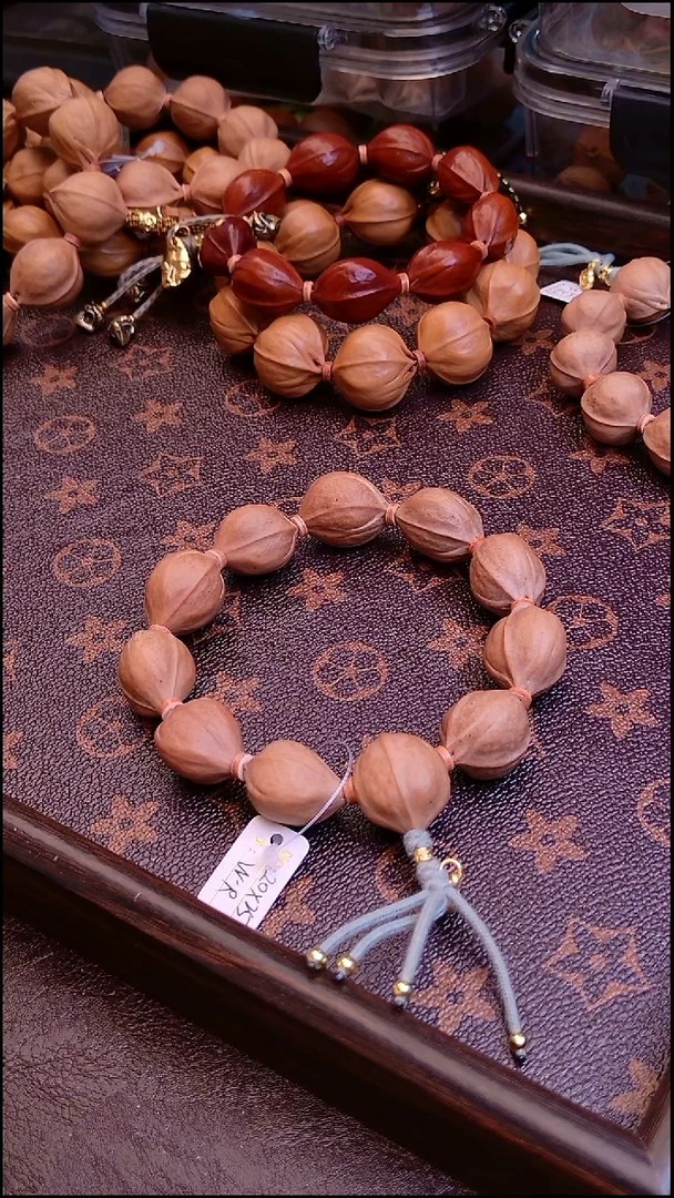 手串橄榄核2025梅林铁核三花体验款-带配套盘玩工具