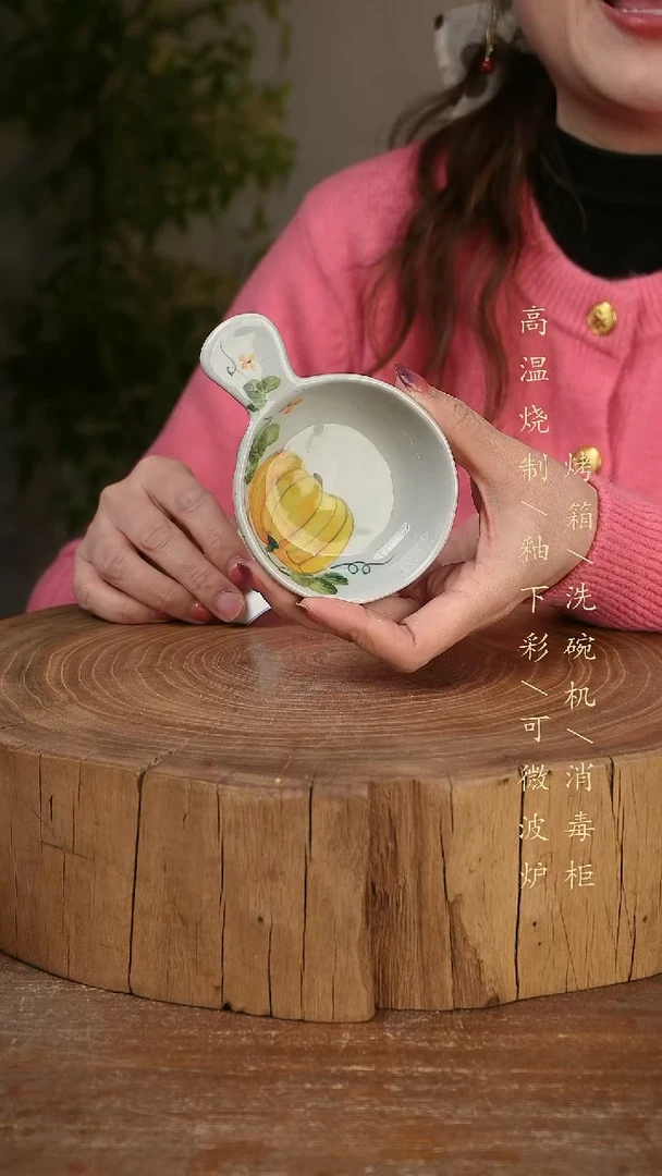 碗瓷景德镇手工手绘高温瓷釉下彩