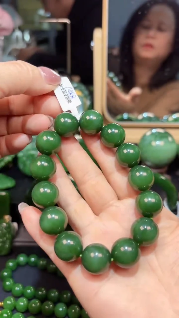 【闪购商品】和田玉（碧玉）手串未镶嵌1