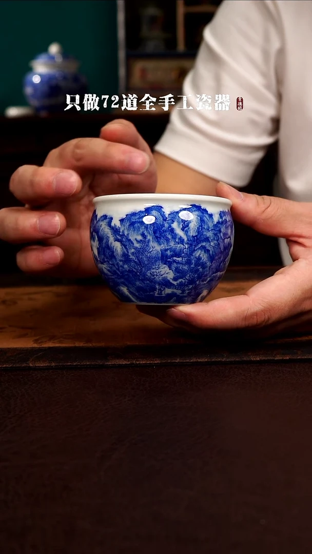 瓷片十*景德镇现代手工手绘陶瓷