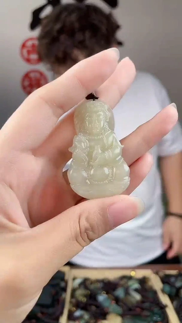 和田玉未镶嵌挂件拍一发一，多样性发货