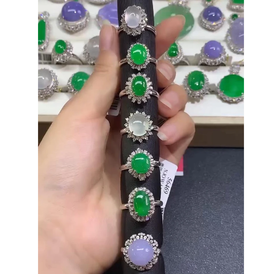 【彩虹盘】翡翠-18K金-多样性发一件-A010|CXQ21