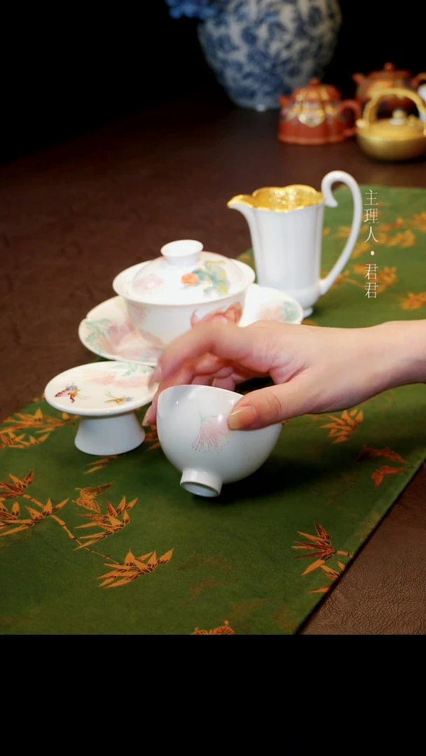 茶杯紫砂【宜景窑珍珠白系列】杯子