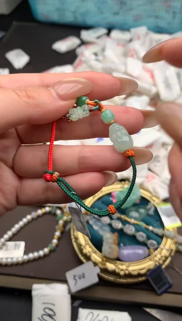 【闪购商品】翡翠手绳未镶嵌  一