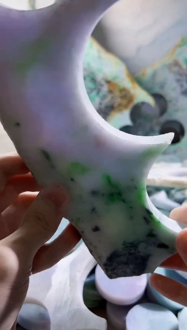 翡翠散珠缅甸翡翠A货文6250