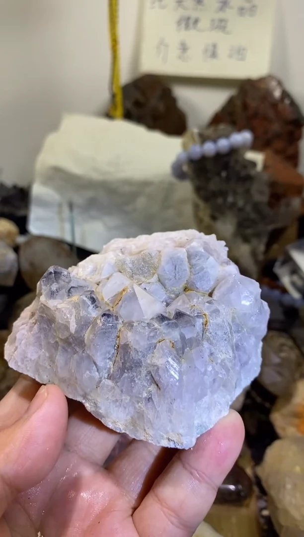 未镶嵌珠宝半成品水晶103号365g四川超七花园水晶