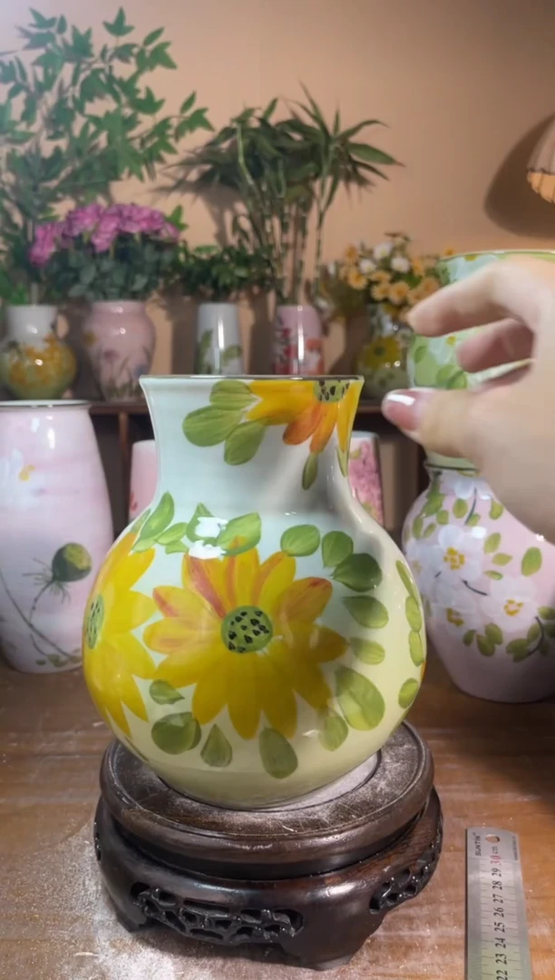 瓶景德镇 手绘陶瓷花瓶