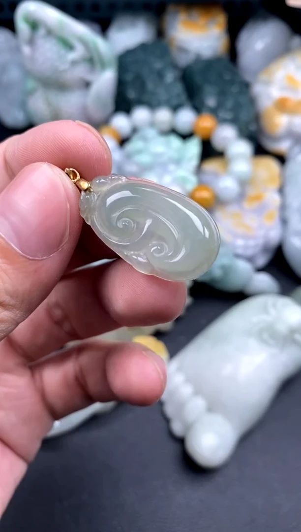 吊坠(不含链)未镶嵌翡翠1