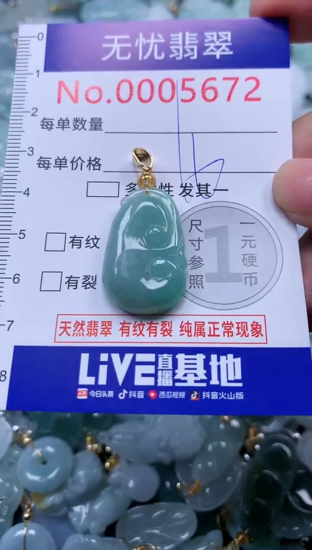 颈饰未镶嵌翡翠5672