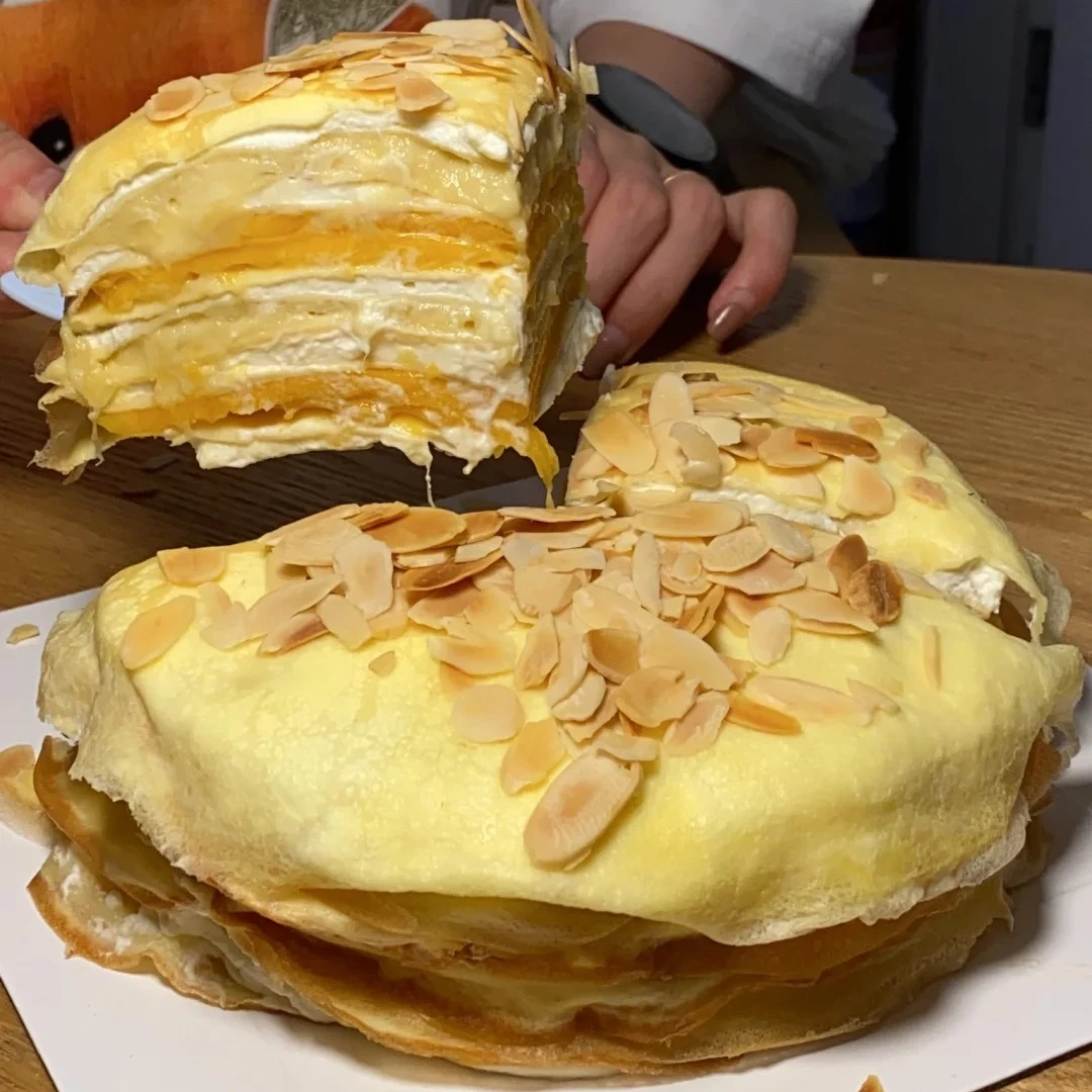 爆浆榴芒千层6寸