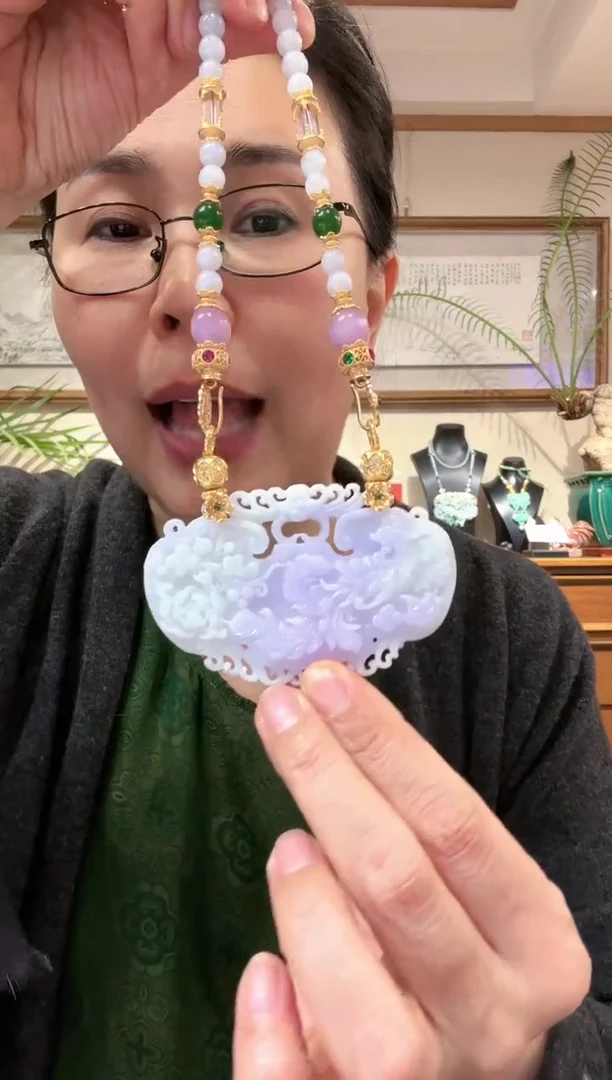 【闪购商品】翡翠颈饰未镶嵌国风