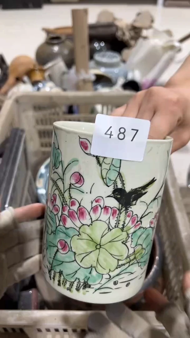 陶瓷大**屋工艺品摆件487