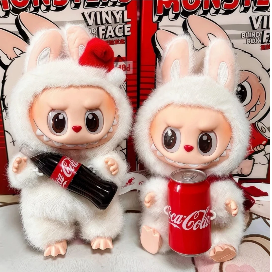 可乐标准款搪胶毛绒公仔潮玩创意礼物毛绒玩具卡通学生毛绒