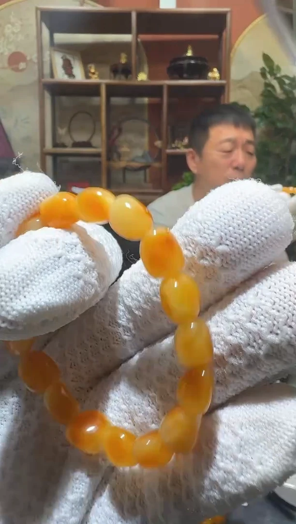 蜜蜡颈饰未镶嵌7888天然蜜蜡珠宝奇石全都保真