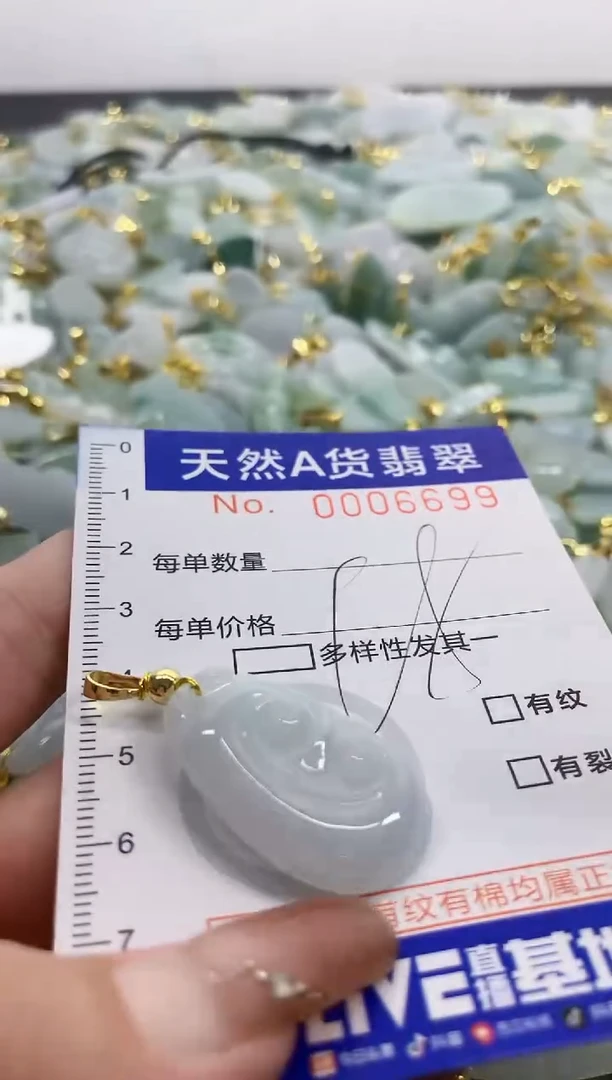 颈饰未镶嵌翡翠天然A货翡翠