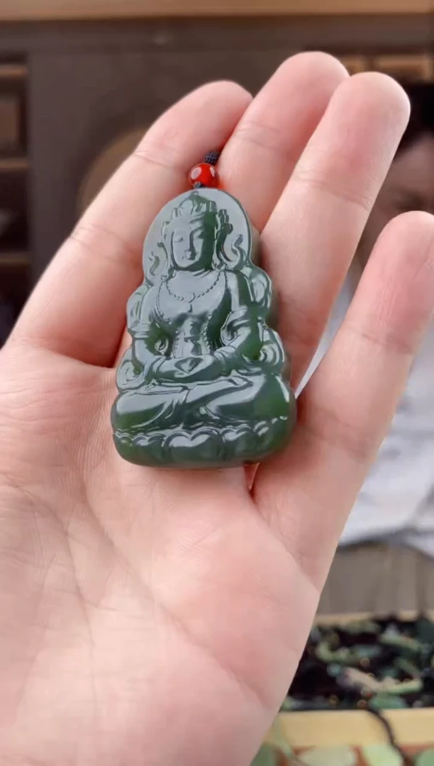 颈饰未镶嵌和田玉拍一发一，多样性发货