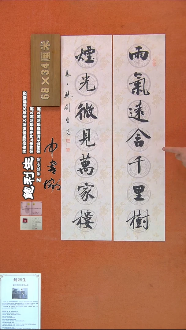 【闪购商品】书法386鲍利生书法作品