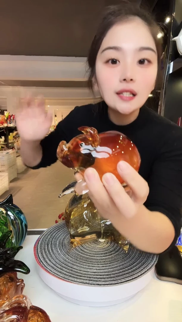 【闪购商品】茶盏琉璃摆件家居摆件