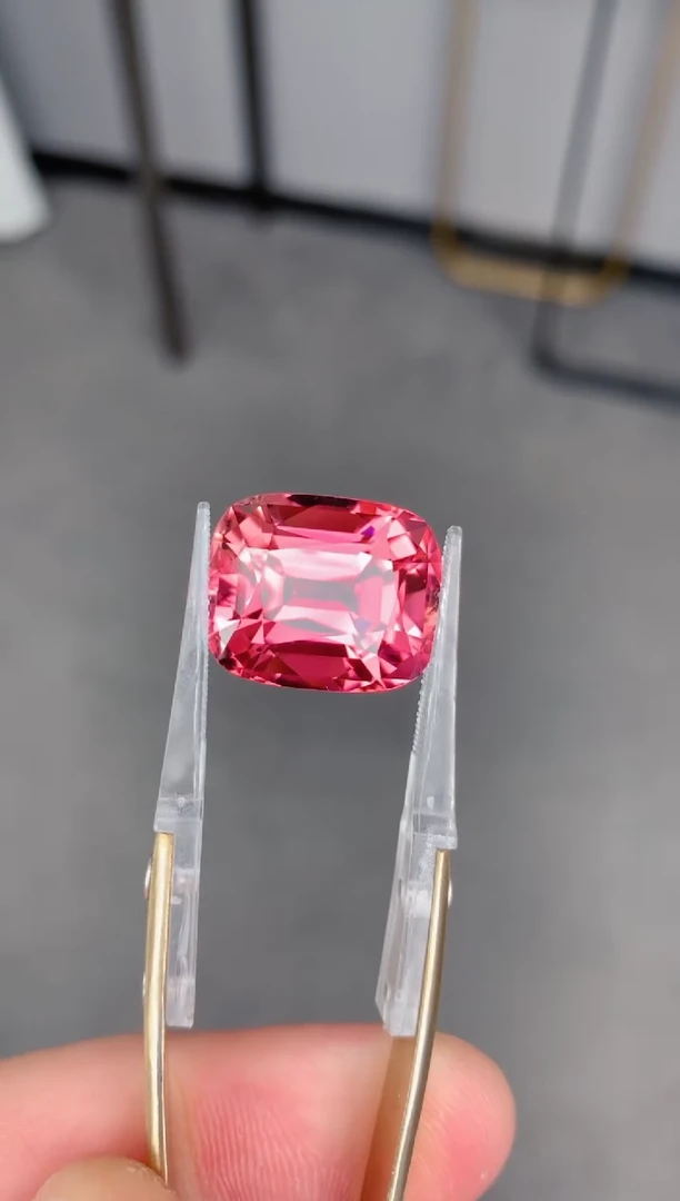 未镶嵌裸石碧玺22ct 粉红碧玺 定制