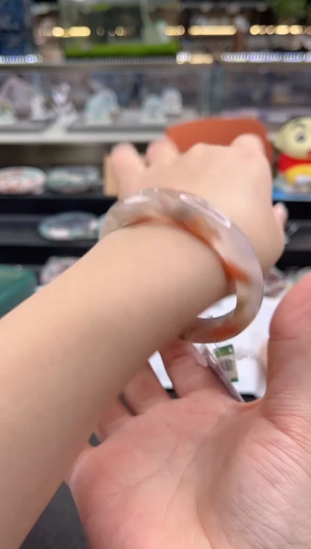 未镶嵌手镯石英质玉尘*丷圈口（赠品镯心）