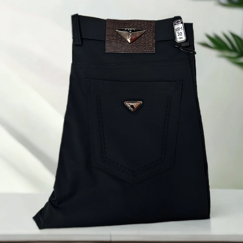 青春活力高腰薄款长裤春夏休闲裤