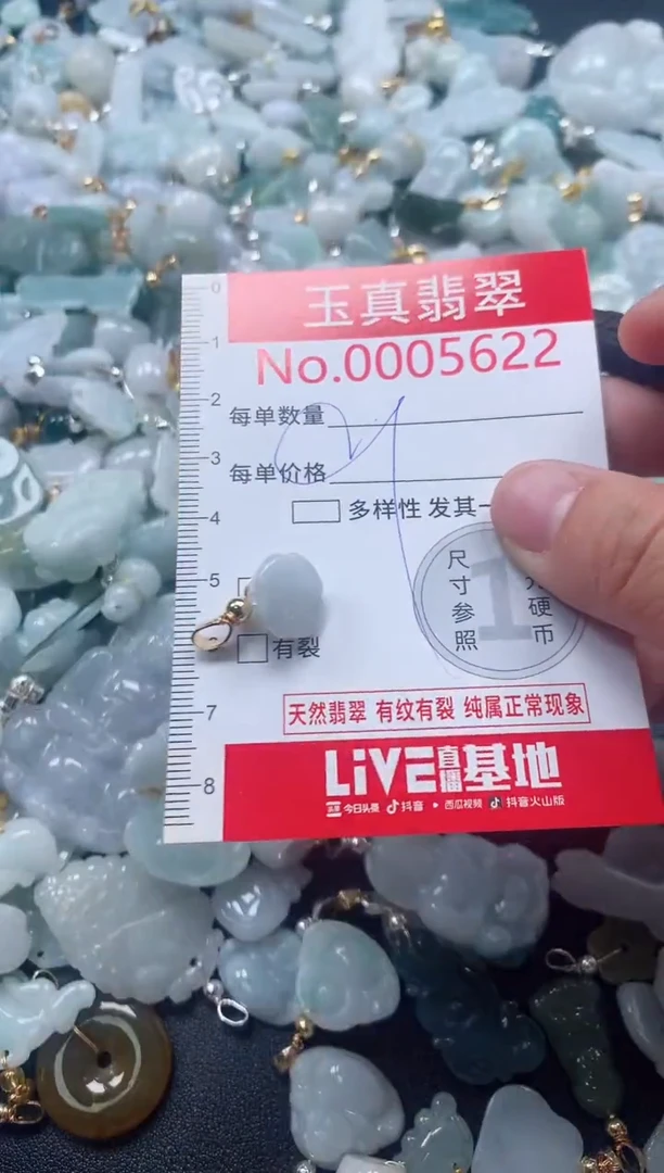 吊坠(不含链)未镶嵌翡翠5622