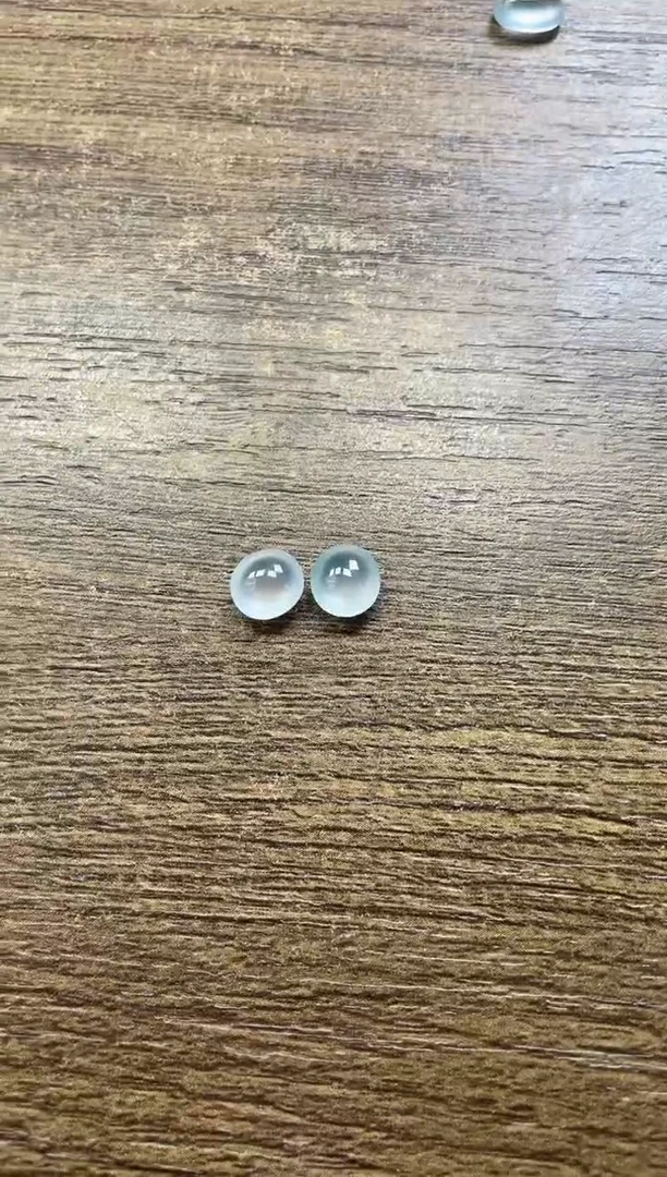 【闪购商品】翡翠裸石翡翠蛋面一对